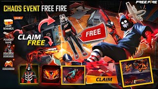 Chaos Event Free Rewards Free Fire 😍 New Upcoming Chaos Event Full Details And Free Rewards FF🤩 [upl. by Hovey]