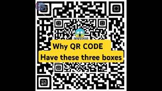 Why QR CODE have these three box shorts [upl. by Toinette]