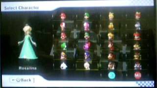 Mario Kart Wii How to unlock all characters  Including Mii outfit A and B [upl. by Llovera9]