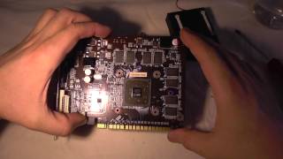 nVidia GT 220 VGA Card Thermal Paste Reapply [upl. by Aikam]