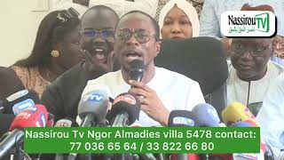 Abdou Mbow se prononce en disant lARP est solidaire pour Bah Diakhate et Imam Ndao [upl. by Ikairik]