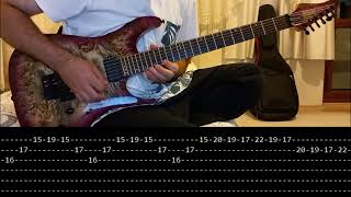 The Stains of Time Guitar Solo TABS [upl. by Aztirak]