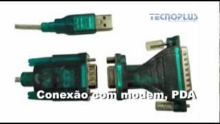 CABO CONVERSOR USB  SERIAL DB9 OU DB25 150MTS  14591 [upl. by Ronal302]