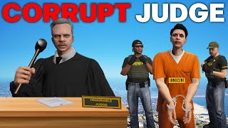 PUNISHING PLAYERS AS A CORRUPT JUDGE  GTA 5 RP [upl. by Llyrehc]