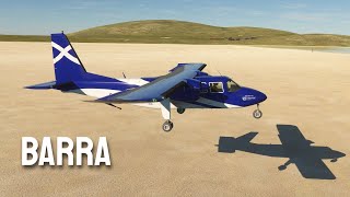 MSFS Sandy Runways of Barra  BN2 Islander  Meta Quest 3 [upl. by Airotciv]