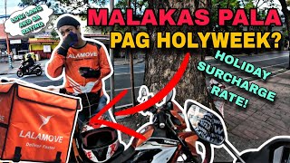 LALAMOVE KAMUSTA ANG BYAHE PAG HOLYWEEKHOLIDAY SURCHARGELALAMOVE BOOKINGSHEEPVLOGS [upl. by Ahsuatan]