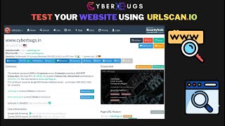 Test Your Website Using URLScanio  Full URLScanio Review  Test Website Online  In Hindi [upl. by Mayor]