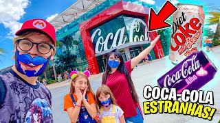 INCRÍVEL MAIOR LOJA da COCACOLA na DISNEY SPRINGS em ORLANDO Pai Também Vloga [upl. by Stannfield]