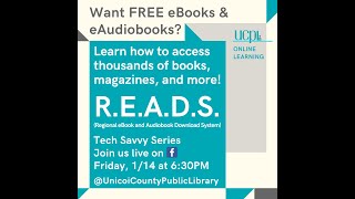 Tech Savvy Series Tennessee READS Regional eBook amp Audiobook Download System [upl. by Pelagia]