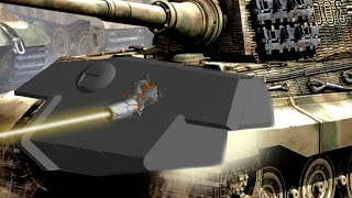 203mm B4 Howitzer vs Tiger 2  G620 AC  Armor Penetration Simulation [upl. by Dine]