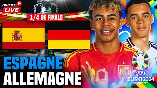 🔴ESPAGNE  ALLEMAGNE LIVE 🔥LE CHOC DES FAVORIS 14 FINALE EURO 2024 MATCH [upl. by Annayram]