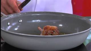 Recette 100 bio  Côtes d’agneau rôties au lard fait maison et miel d’acacia par Paolo Sari [upl. by Forsyth]