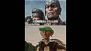 General Fallon vs The BFG bfg jackthegiantslayer vsbattle vsedit wisedit wis whoisstronger [upl. by Voltz]