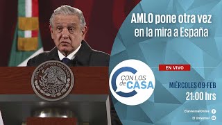 AMLO pone otra vez en la mira a España [upl. by Cosmo429]