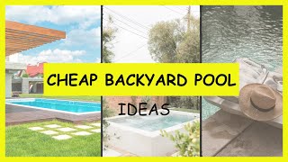 10 Cheap Backyard Pool Ideas That Will Help You Beat The Heat  Aesthetic Pool Garden [upl. by Ahrendt]