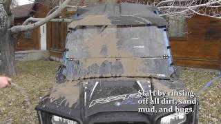 How to Clean a Clearly Tough Windshield [upl. by Nahs]