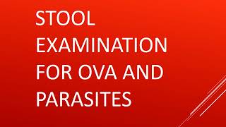 STOOL ANALYSIS [upl. by Enenaej]