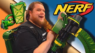 WORLDS FASTEST NERF Blaster  The NERF M134 Minigun [upl. by Denten]