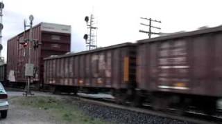 WC Boxcar looks like it might Derail on cn 385  LihouMOD [upl. by Euqinomod]