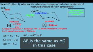 Thermodynamics And Cyclohexane Conformational Analysis [upl. by Ynnol]