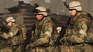 US Marine Invasion of Iraq  Arma 3 [upl. by Nedrud304]