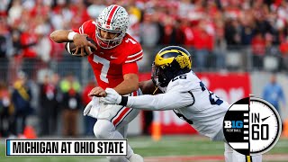 Michigan at Ohio State  Nov 26 2022  B1G Football in 60 [upl. by Evyn]