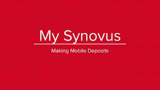 My Synovus Mobile Deposits [upl. by Vargas141]