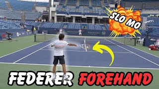 Federer Forehand Super Slow Motion [upl. by Varrian]