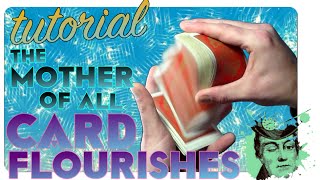 THE SPRING classic card flourish magic trick tutorial [upl. by Scevor]