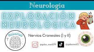 Exploración Neurológica  Nervios Craneales I Y II [upl. by Adnilim840]