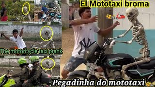 Brom la Mototaxi Pegadinha do moto taxi  The motorcycle taxi prank [upl. by Yatnoj]