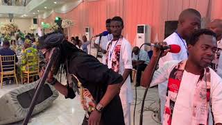 Mobolaji and his Lucky Starz band doing it D highlife way for D Davou Chojis family in Jos🔥 [upl. by Zeiger]