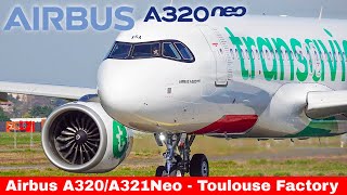 AIRBUS A320321NEO Compilation Airbus Toulouse Factory amp Flight test 2024 [upl. by Enimrej]