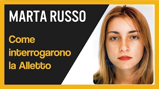 Caso Marta Russo Linterrogatorio della Alletto [upl. by Ribaudo]