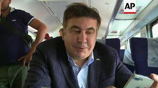 Former Georgian President attempts to enter Ukraine [upl. by Eatnom]