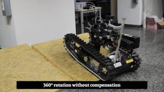 Adaptive Feedforward Velocity Control applied on Rescue Robot [upl. by Anerahs]