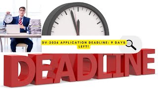 DV2026 Application Deadline Only a Few Days Left Nov 5 2024greencardlottery greencard [upl. by Nesyt]