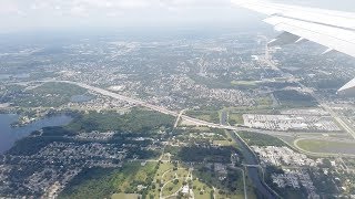 Orlando Florida  Landing at Orlando International Airport 2019 [upl. by Arama244]