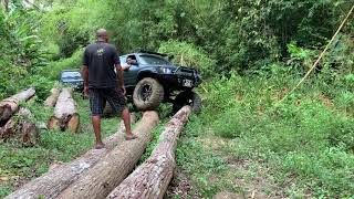 Log crossings 2jz Hilux [upl. by Suoicerpal]