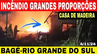 🚨🔥INCÊNDIO DE GRANDES PROPORÇÕES Bairro Madezatti em BAGÉRIO GRANDE DO SUL41124 [upl. by Tila73]