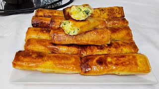 Briwat mit Kartoffeln Käsefüllung  Frühlingsrollen  Briouates  Zigarren Börek  Sigara Batata [upl. by Turro566]