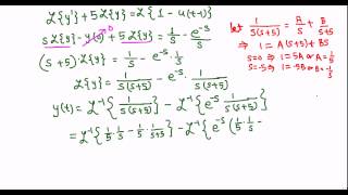 Use of Laplace transform to solve an IVP with discontinuous forcing function [upl. by Iba310]