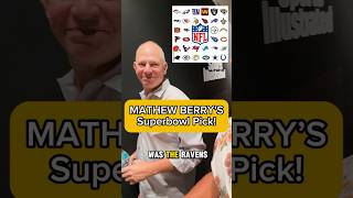 Shocking SuperBowl Prediction Mathew Berry [upl. by Ruhtracam]