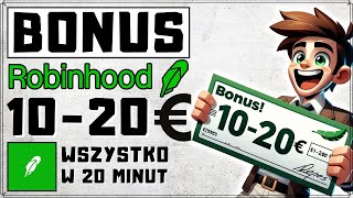 🤑BONUS 1020€ w 20 Minut od Robinhood Aplikacje do Zarabiania 2024🔥 [upl. by Ivon]