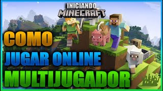 COMO JUGAR ONLINE  MULTIJUGADOR CON TUS AMIGOS EN SERVIDORES GRATIS  INICIANDO MINECRAFT Ep 55 [upl. by Dambro]