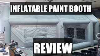 Cheap Chinese Inflatable Paint Booth Unboxing and Review [upl. by Campman719]