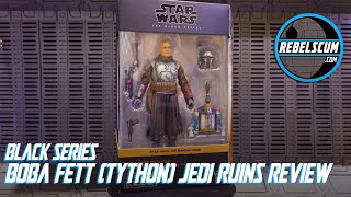 Star Wars Black Series Boba Fett Tython Jedi Ruins Action Figure Review [upl. by Thema]