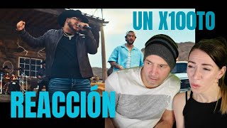 GRUPO FRONTERA X BAD BUNNY  UN X100TO Video Oficial Reacción Yasel TV y la Patrona [upl. by Omrellug]