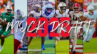 Two Round 2025 NFL Mock Draft WITH TRADES [upl. by Aluap]