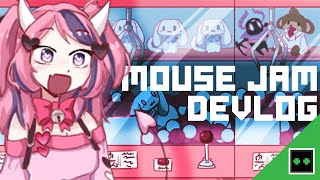 IRONMOUSE GAME JAM  Mouse Jam Devlog ft Doodlebugdraws [upl. by Cralg]